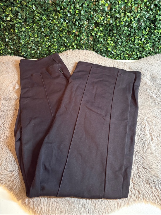 Athleta Pants - Athleta Black Straight-Leg Performance Pants Size 0